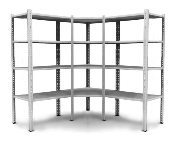Угловой стеллаж MS Strong 185/100x60/4