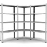 Угловой стеллаж MS Strong 185/100x30/4